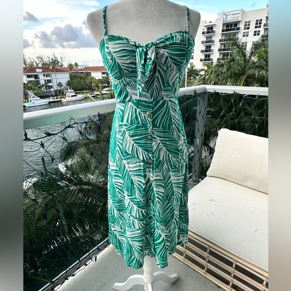 Tropical print dress - Picture 1 of 4